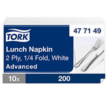 Tork Lunch Napkin - White