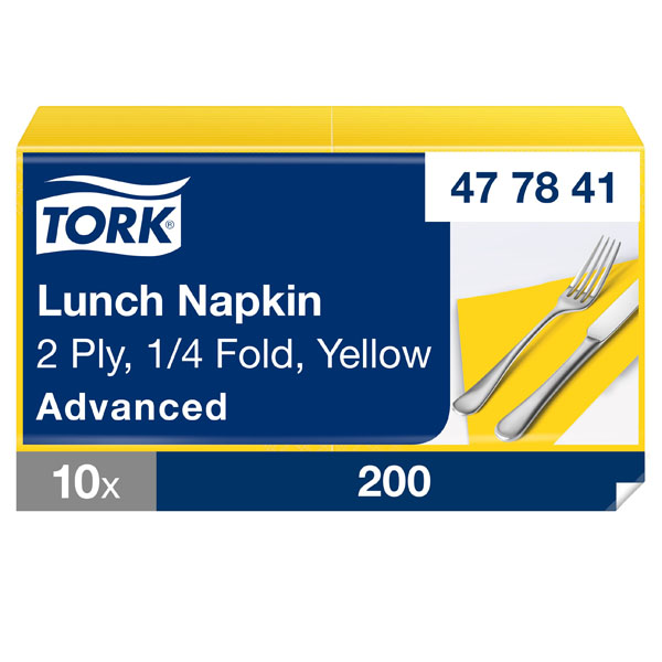 Tork Lunch Napkin - Yellow