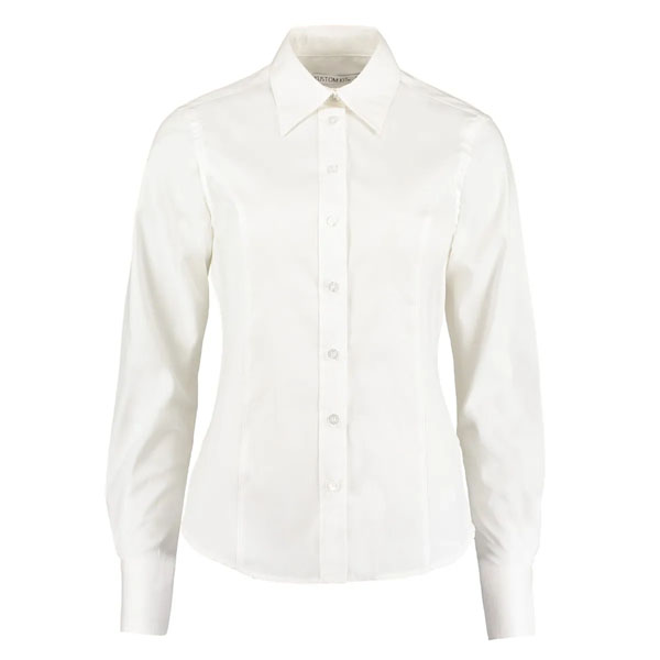 Women's Kustom Kit Corporate Oxford Shirt - White - 16