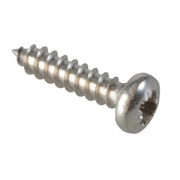 Stainless Steel Self Tapping Screw - Pan Pozi - 4G - 1/2" - A2