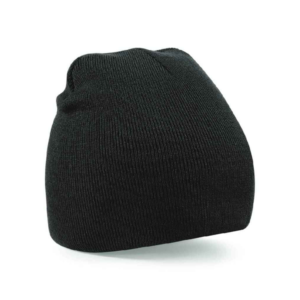 Pencarrie Acrylic Knitted Beanie Hat - Black