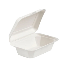 Dispo Bagasse Lunch Box - 180 x 125mm