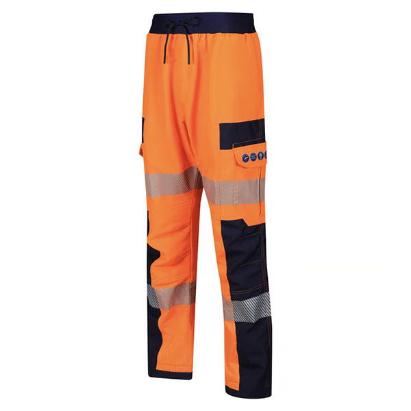 FGXeco Hi-Vis Ballistic Stretch Joggers - Orange - Small