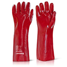 Beeswift 18" PVC Gauntlet - Red