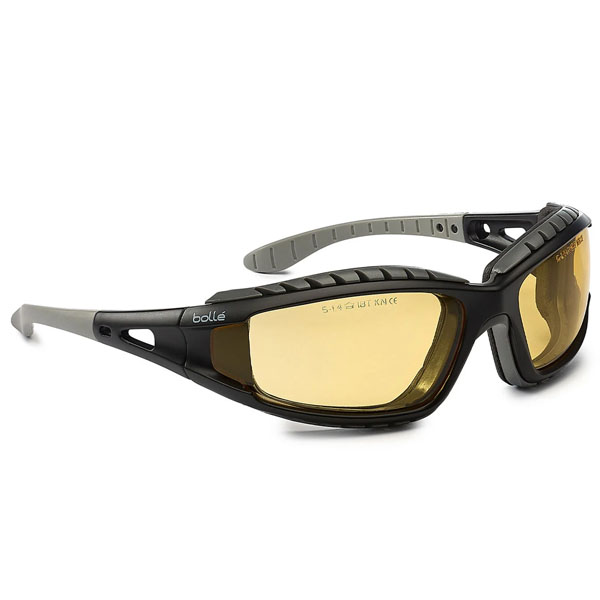 Bolle Tracker Hybrid Amber Safety Glasses