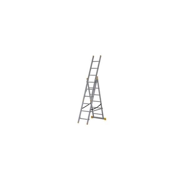 Werner 4-in-1 Extension Ladder - 3 Section - Working Height: 5.76m