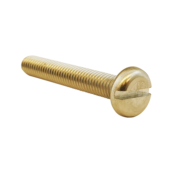 Brass Machine Screw - Cheese Head - M4 - 10mm