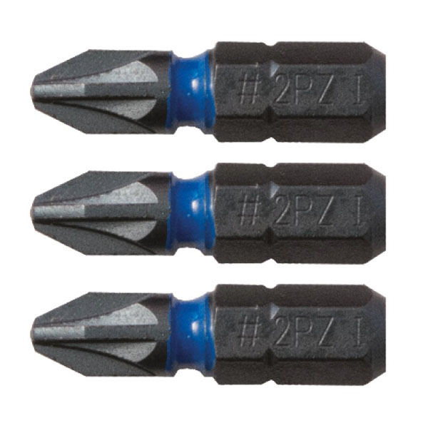 C.K Blue Steel Impact Bit 25mm PZ - PZ3