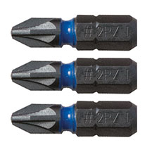 C.K Blue Steel Impact Bit 25mm PZ - PZ3