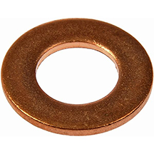 Copper Annealed Washer - M6 - 1mm