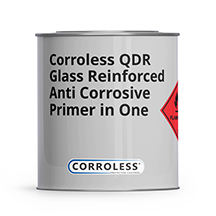Corroless QDR Glass Reinforced Anti Corrosive Primer In One - 400ml Aerosol - Black