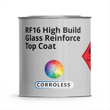 Corroless RF16 High Build Glass Reinforced Top Coat - 1L