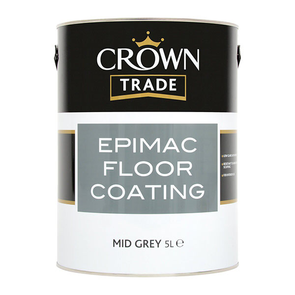 Crown Epimac Floor Paint - Mid Grey