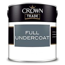 Crown Full Undercoat Paint - White