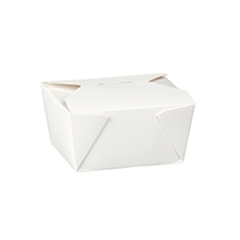 Kraft Dispo-Pak Food Carton - Pack of 450 - White