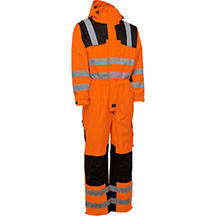 Elka Visible Xtreme Winter Thermal Coverall - Orange - X/Small