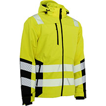 Elka Visible Xtreme Recycled Softshell Jacket - Yellow - X/Small