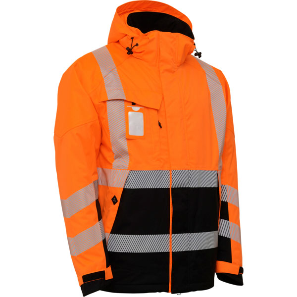 Elka Visible Xtreme Stretch Winter Jacket - Orange - X/Small
