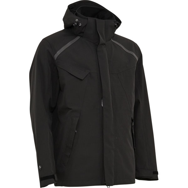 Elka Working Xtreme Stretch 3 Layer Jacket - Black - Small