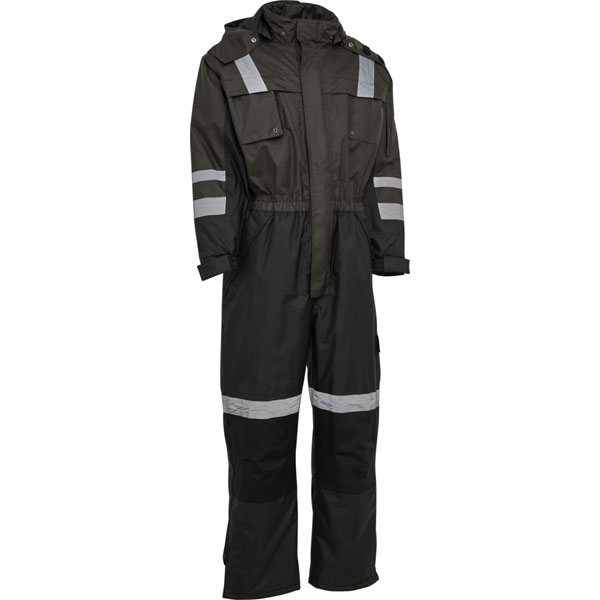 34 - Elka Working Xtreme Winter Thermal Coverall - Black - XL