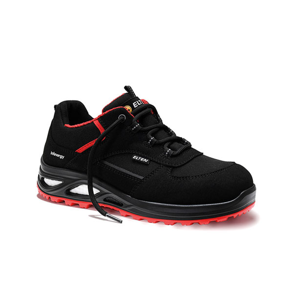 Elten Hannah XXTL Womens Low Safety Trainer - Black/Red - 3