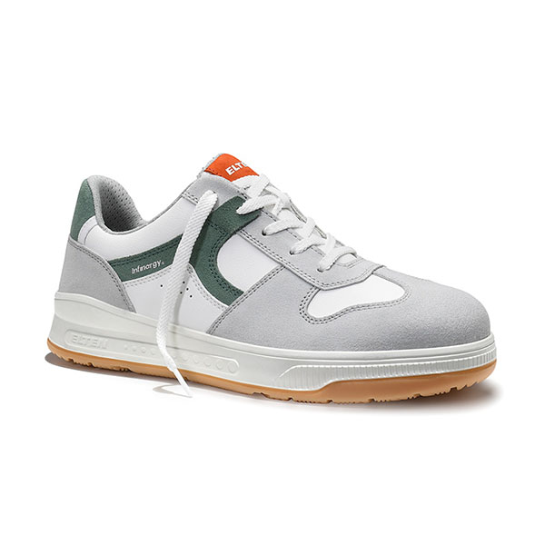 Elten Rosario Low Safety Trainer - White/Green - 6