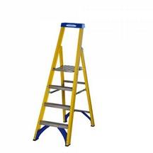 Werner Fibreglass Platform Step Ladder - Working Height: 2.68m