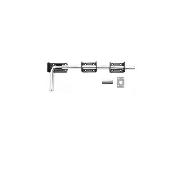 Garage Door Bolt - 12" Black