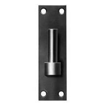 Gate Hook On Plate - 19mm - Black