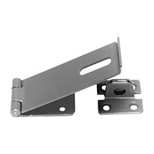 Safety Hasp and Staple - 3" Black