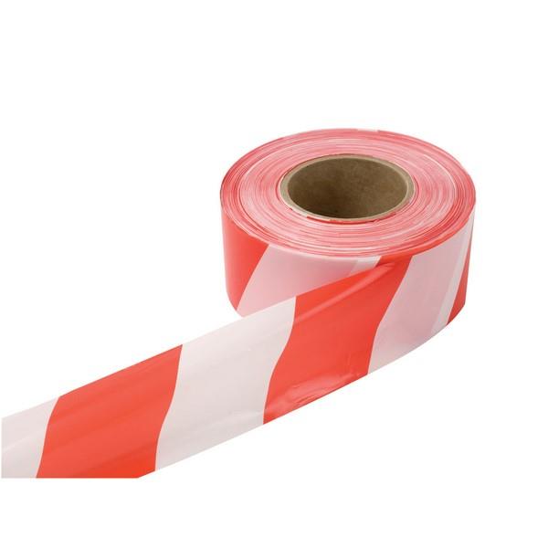 Hazard Tape - Red/White - 50mm