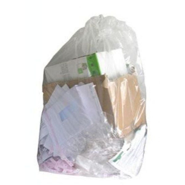 Jangro Medium Duty Refuse Sacks - Clear