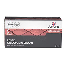 Jangro Professional Powder Free Latex Disposable Gloves - Small