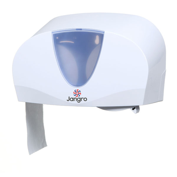 Jangro Micro & Mini Twin Toilet Roll Dispenser