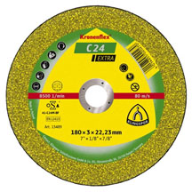Klingspor C24 EXTRA Cutting Disc - Stone & Concrete - 180mm - 3mm