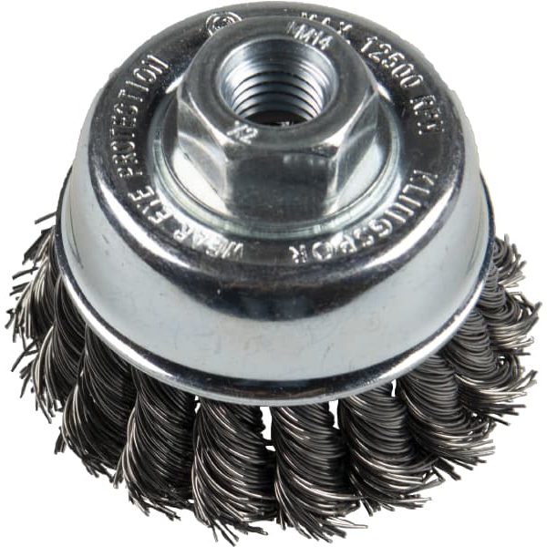 Klingspor BT600Z Knotted Wire Cup Brush - 80mm