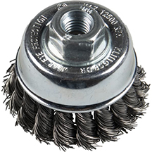 Klingspor BT600Z Knotted Wire Cup Brush - 80mm