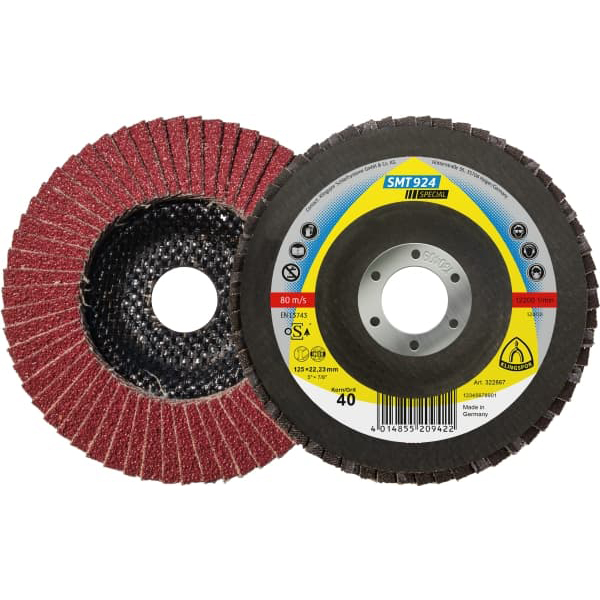 Klingspor SMT924 Special Abrasive Mop Disc - Stainless Steel & Steel