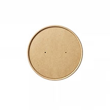 Kraft Container Vented Paper Lid - Pack of 500