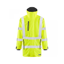Leo EcoViz Eastleigh Hi-Vis Anorak - Yellow - Small