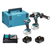Makita DLX2549TJ 18V Combi Drill & Impact Driver Twin Pack
