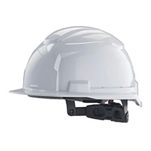 Milwaukee Bolt 100 Safety Helmet - Unvented - White
