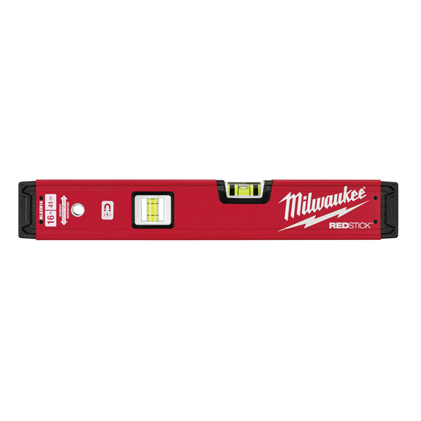 Milwaukee Magnetic Redstick Backbone Box Level - 40cm