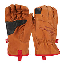 Milwaukee Reinforced Palm Leather Gloves - Small