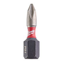 Milwaukee Impact Screwdriver Bit - Pack of 2 - PH1 - 25mm