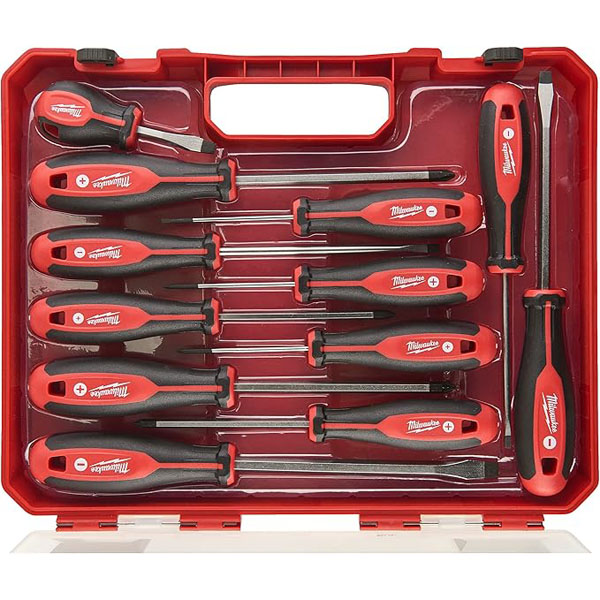 Milwaukee Tri-Lobe Screwdriver Set - 12 Pack
