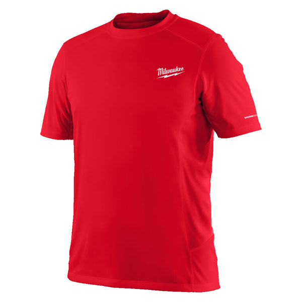 Milwaukee Workskin Warm Weather Performance T-Shirt - Red - Small