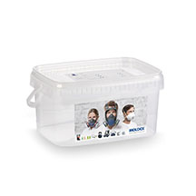 Moldex Half Mask Resealable Storage Container
