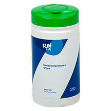 Pal TX Probe & Surface Disinfectant Wipes - Tub of 200