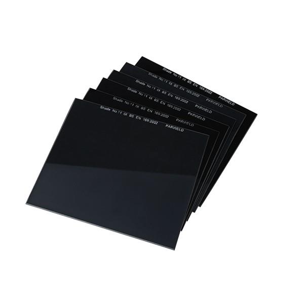 Parweld 5 Shaded Glass Welding Lenses - 5 1/4" x 4 1/2" Shade 9